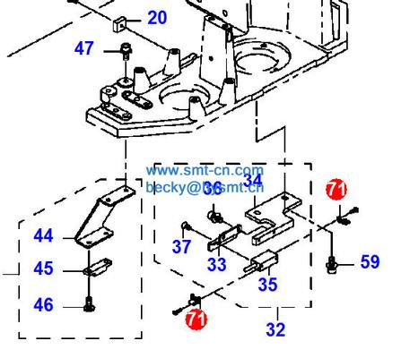 Juki head protector 40046642 MAGNETIC SCALE WIPER 4